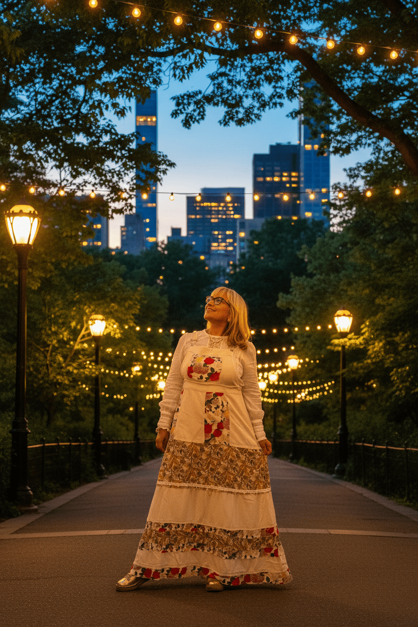 Oatmeal with Floral pattern Skirtalls Premium Clothing - Bella & Bellasbylola.com