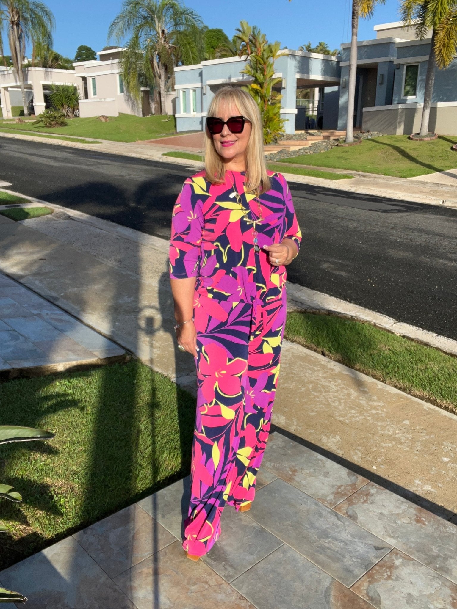 Pia Colors Palazzo Set - NEW🌟. BY DESIGNER PIA COLORS 🌺 / New✨ - Bella Boutique & Bellasbylola.com