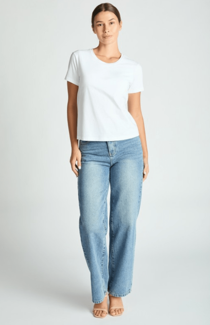 Premium 100% Cotton Short Sleeve Bra Top - Bella Boutique & Bellasbylola.com