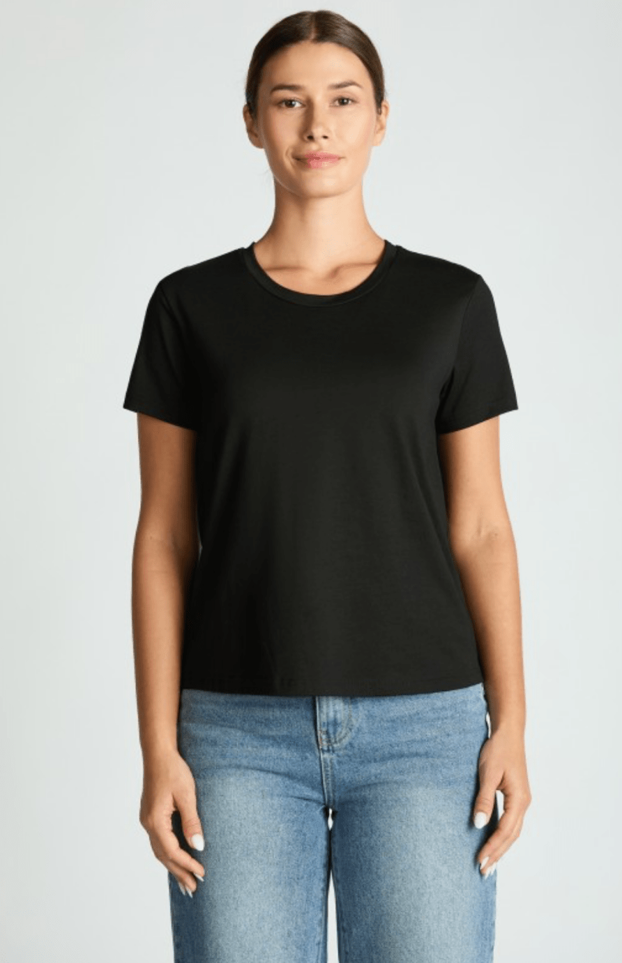 Premium 100% Cotton Short Sleeve Bra Top - Bella Boutique & Bellasbylola.com