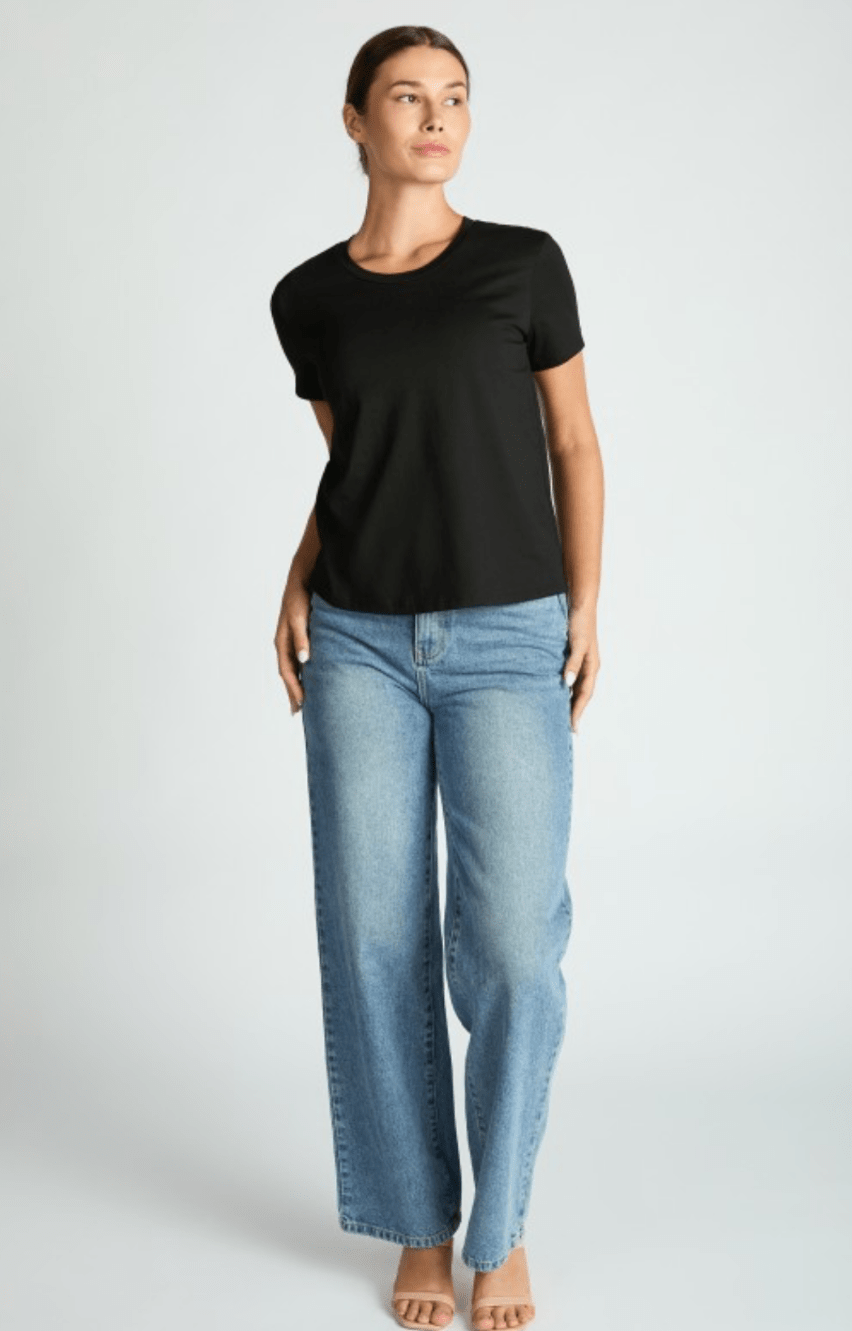 Premium 100% Cotton Short Sleeve Bra Top - Bella Boutique & Bellasbylola.com