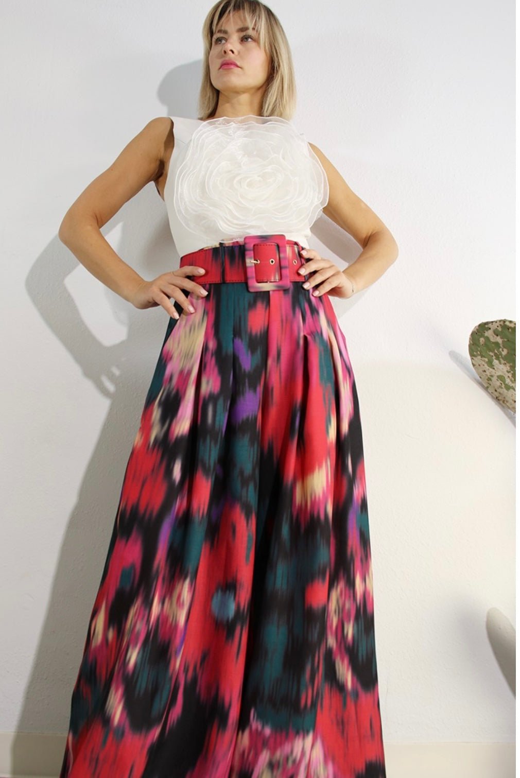 Premium Maxi Tide dye Palazzo Pants with belt ✨ - Bella Boutique & Bellasbylola.com