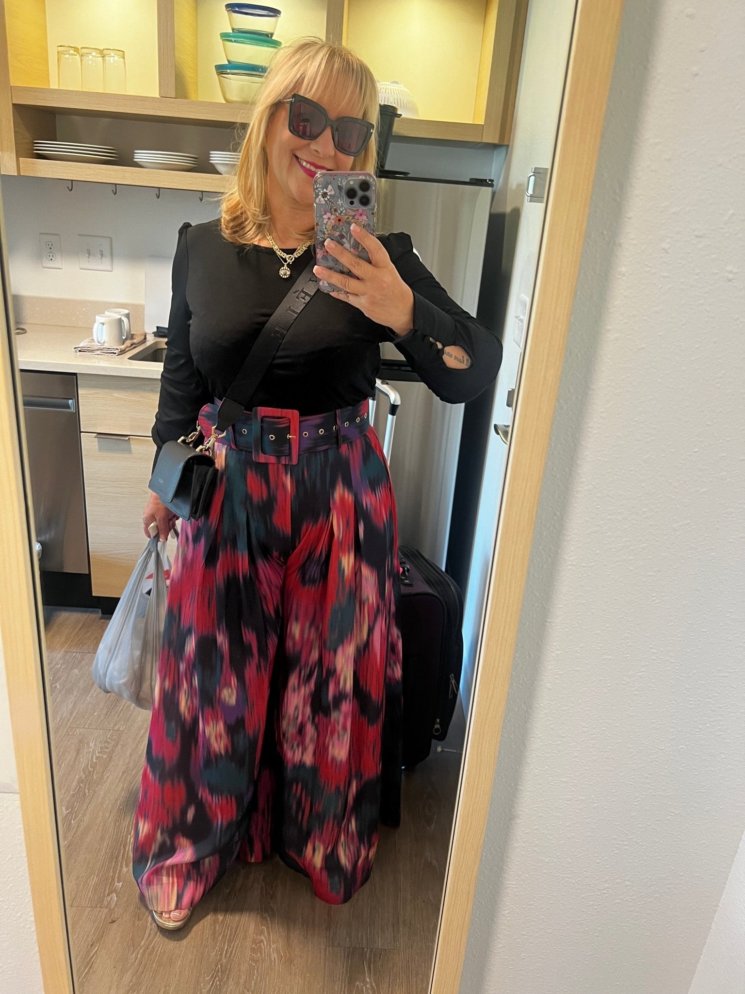 Premium Maxi Tide dye Palazzo Pants with belt ✨ - Bella Boutique & Bellasbylola.com