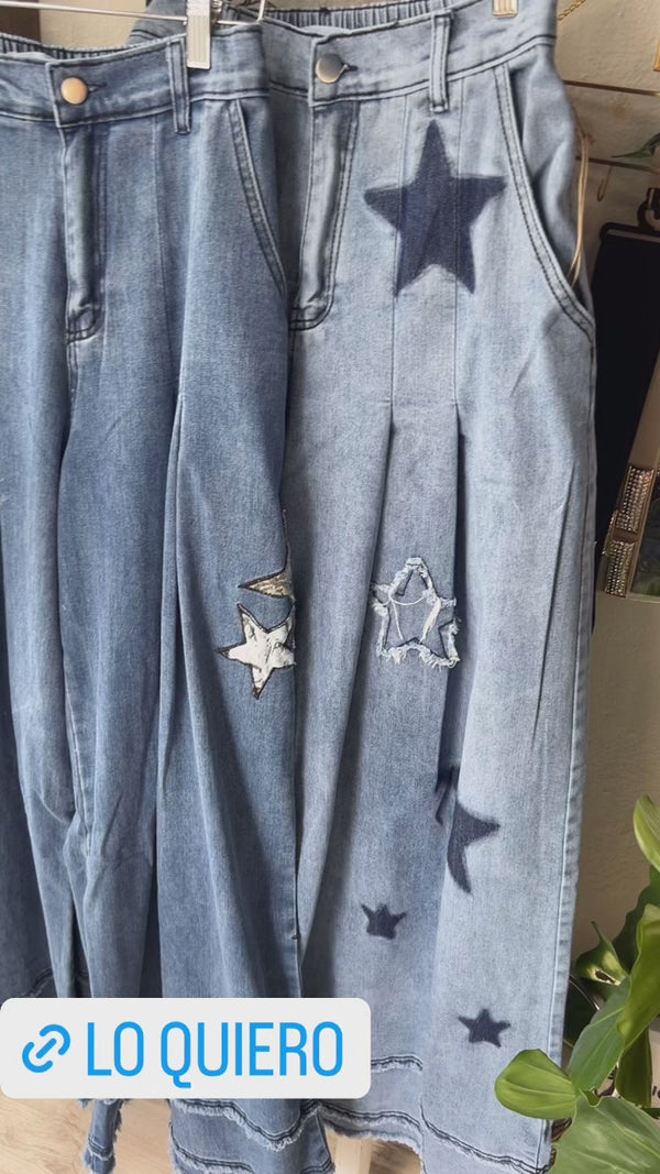 Star Light Denim Pants