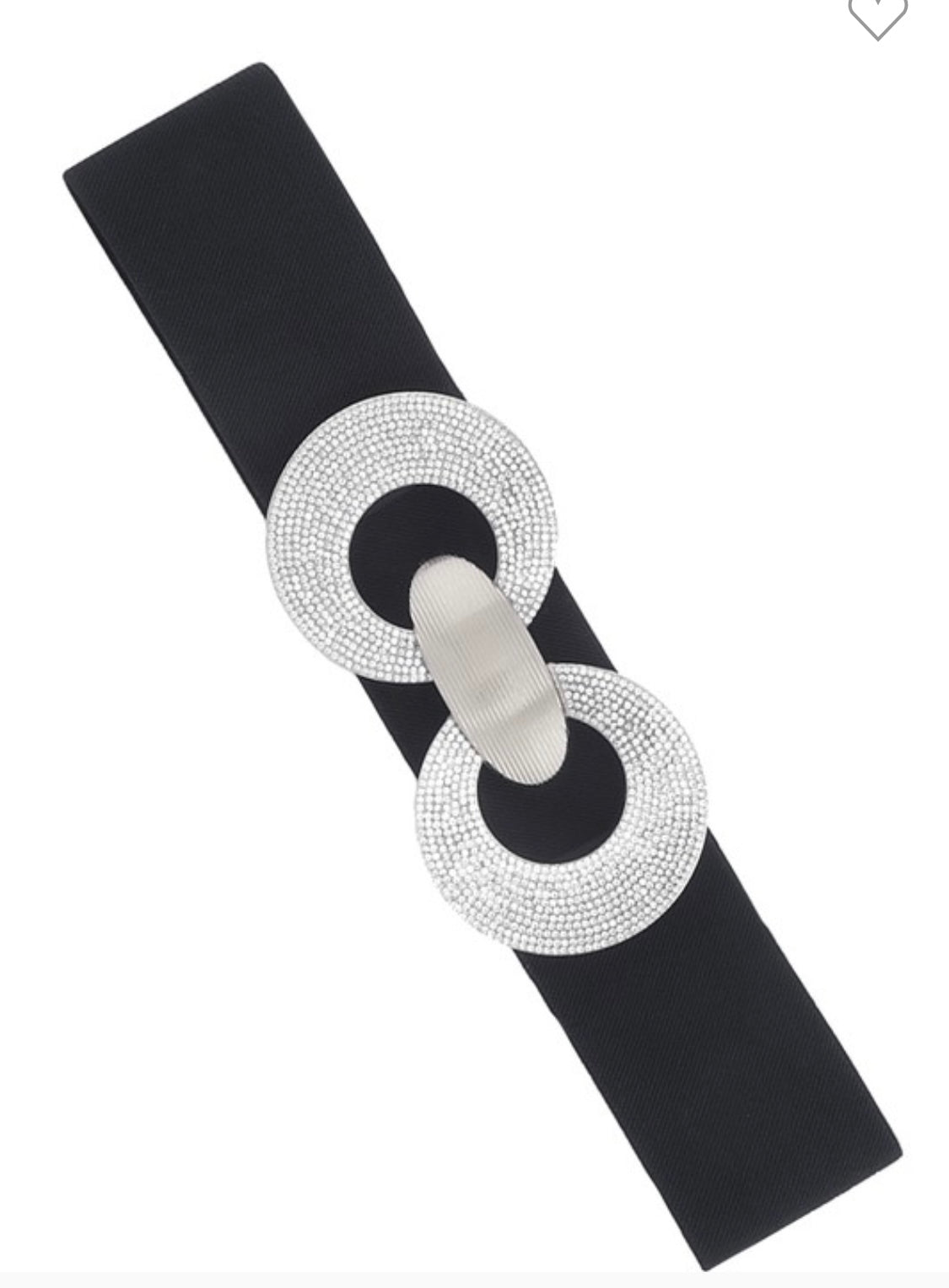Luxury Rhinestone Double Circle Fashion Belt - Bella Boutique & Bellasbylola.com