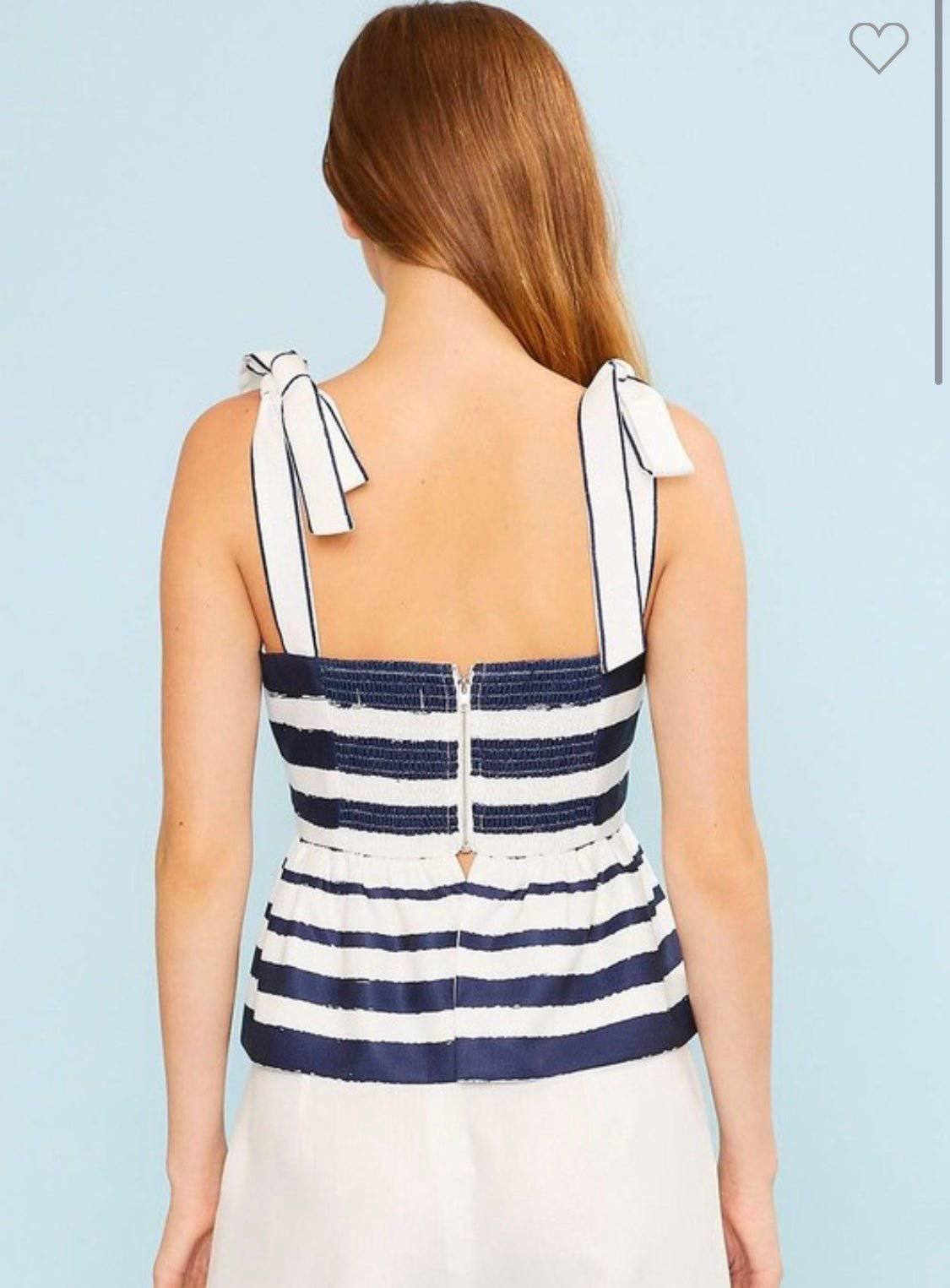 Sailor Blue & White Ruffle (SET) - Bella Boutique & Bellasbylola.com