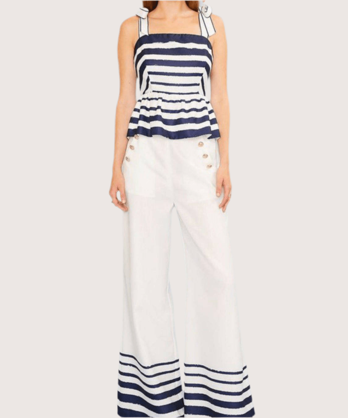 Sailor Blue & White Ruffle (SET) - Bella Boutique & Bellasbylola.com
