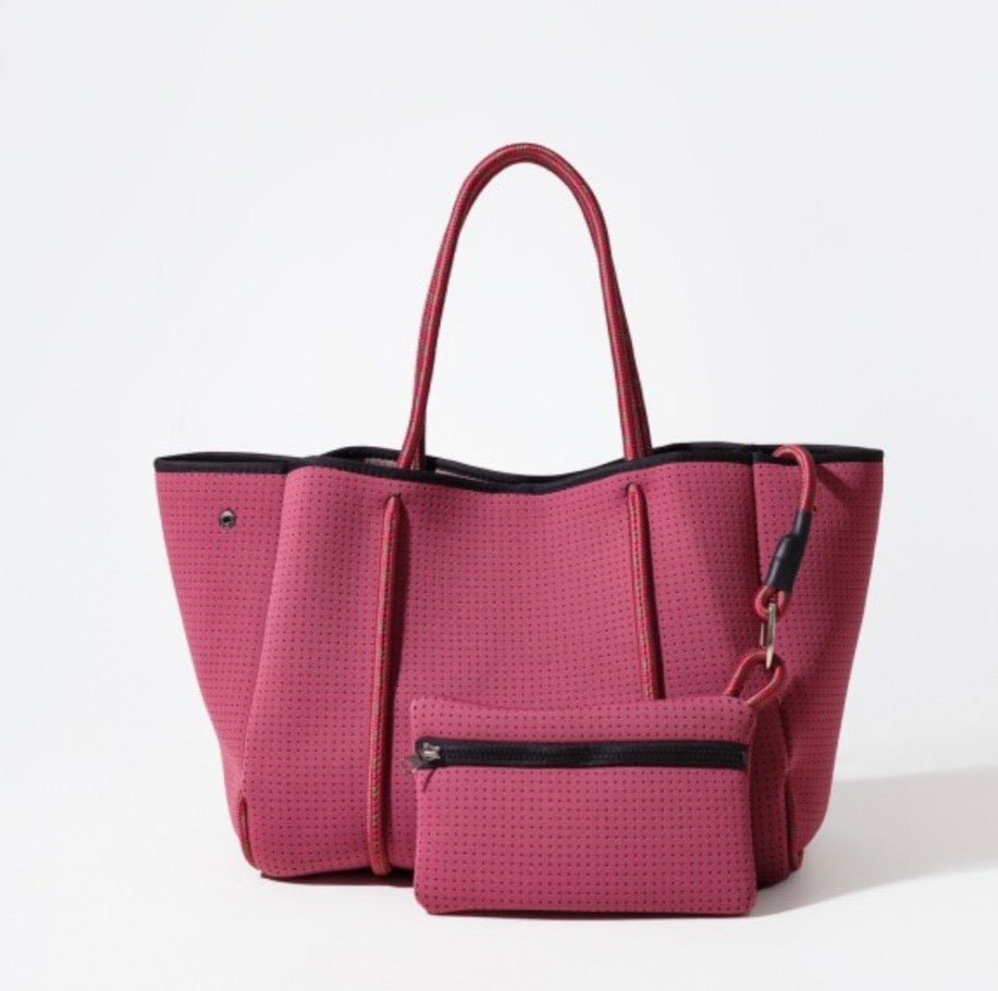 STYLISH EVERYDAY TOTE BAG SOFT PLUM - PRE ORDER - Bella & Bellasbylola.com