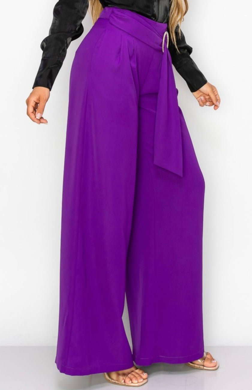 Violeta Palazzo Pants - Bella Boutique & Bellasbylola.com