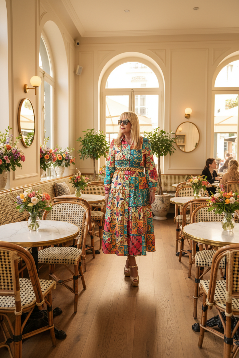 What a Beauty Midi Dress Long Sleeve Shirt Dress- True to size