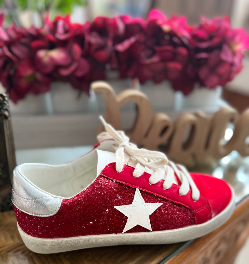 JOANN RED SNEAKERS - Bellasbylola.com